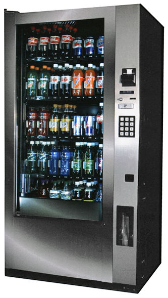 Royal Vision Vendor glass front soda vending machine
